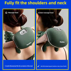 Real-Hand Kneading Massager | Cordless Deep Massage for Neck, Shoulders, Back, Legs & Calves | Adjustable Strap